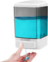 Manual Soap Dispenser, 33.8oz/1000ml Wall Mounted for Liquid Containers, Shampoo Gel, Black Plastic