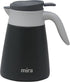 MIRA Insulated Coffee Carafe Server, Stainless Steel Vacuum Flask Coffee Dispenser, 34 oz, Graphite
