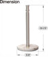 Paper Towel Holder Stand, Heavy Marble Base One-Handed Ripping Countertop Holder, Brushed Nickel Finish