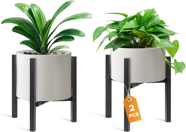 Plant Stand Indoor Adjustable 2 Pack, Metal Modern Indoor Plant Stand, Heavy