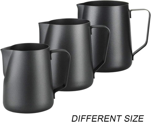 Espresso Milk Frothing Pitcher, 12 oz 20 oz, Stainless Steel Milk Jug, For Latte Art Coffee Machine
