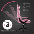 Pink Gaming Chair, Ergonomic High Back Video Game Chairs Racing Style with Lumbar Support, Headrest & Arms Gaming Chair