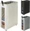 ZERO JET LAG 25 Inches Slim Laundry Storage Hamper - Large Rolling Clothes Bin with Clear Window