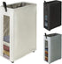 ZERO JET LAG 25 Inches Slim Laundry Storage Hamper - Large Rolling Clothes Bin with Clear Window