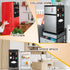Mini Fridge Organizer with 15 Pockets, Over the Fridge Storage Organizer for Dorm, Durable Mini Fridge Caddy