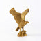 BRABUD Brass Fengshui Handmade Fortune Eagle/Hawk Statue, Home Office Decoration Gift