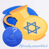 30PCS Hanukkah Decorations Hanging Swirls, Holiday Chanukah Party Supplies Ceiling Decor