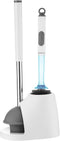 ToiletBuddies Toilet Brush & Plunger Set - Toilet Bowl Brush and Holder, Refillable