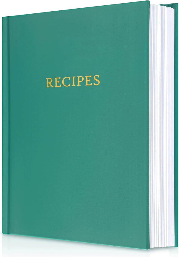 Blank Recipe Book to Write Your Own Recipes - A5 Hardcover for 100 Unique Family Recipes