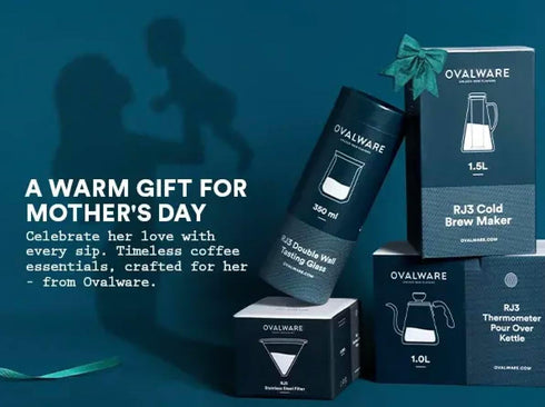 OVALWARE Paperless Stainless Steel Pour Over Coffee Filter - Reusable Coffee Cone Dripper for Chemex, Hario, and More