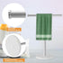 Towel Rack, T Shape Freestanding Organizer for Bathroom, Countertop Hand Towels Stand, Kitchen Vanity Marble Plinth