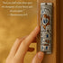 TALISMAN4U Silver Enamel Jewish MEZUZAH CASE with Scroll, 4 Inch Jerusalem Israel Judaica Door Mezuza