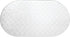 iDesign Circlz PVC Non-Slip Bath Mat, Suction for Shower, Bathtub, 27.2" x 15.4" x .3" - Clear