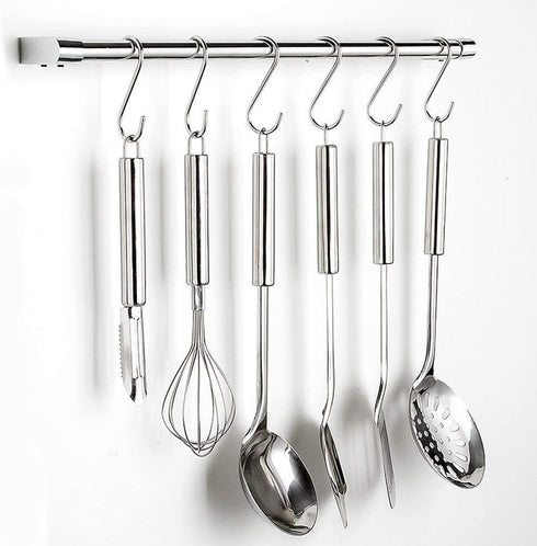 14 Pcs Heavy Duty 4.7 Inches Extra Large S Shape Hooks, Heavy-Duty Metal Hanging Hooks for Kitchenware and Gardening