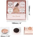 MEI YI TIAN Rose Gold Round Glass Fridge Magnets, 30mm (1.18") - 6pcs Pack for Decorative Use