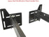 CAFORO Queen Bed Modification Plate, Headboard Attachment Bracket, Bed Frame Adapter Brackets, Set of 2