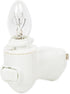 Elanze Designs Dream Bigger Actions Louder Faith Stronger Grey Leaves White Ceramic Stone Warmer