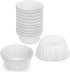 Gifbera 200-Count White Metallic Foil Cupcake Liners, Standard Size Baking Cups