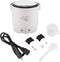 Tiiyee Mini Rice Cooker, 1L 12v Portable Rice Maker Electric Lunch Box