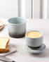 Counter, XELA Ceramic Butter Crock, French Butter Dish for Butter Keeper With Water Line for Spreadable Fresh Butter