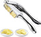 Garlic press and slicer 2 in 1,Effortlessly Crush, Slice, and Mince Garlic,with