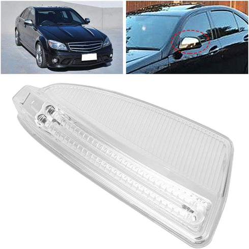 Car Mirror Turn Signal Lamp, Side Mirror Light for C-Class C250 C300 (Passenger Side)