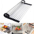 Over The Sink Stainless Steel Roll Up Dish Rack, Roll Out Dish Drying Rack for Kitchen Dishes, Cups