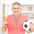 2PCS Medal Shaped Bottle Opener, Gold Medal Beer Opener with Neck Ribbon for Bar Bartender