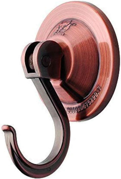 Suction Cup Hooks, 4-Pack Vacuum Wreath Hangers for Flat Smooth Wall Surface in Copper
