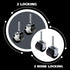King's Brand Heavy Duty Caster Wheels for Bed Frame, Set of 4 (2 Locking & 2 Non Locking)