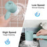 Electric Spin Scrubber, Folding Rechargeable Cleaning Brush for Bathroom with 3 Replaceable Brush Heads