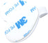 5PCS Stainless Steel Heart-Shaped Hooks, Multifunctional Self Adhesive Door Hooks, Wall Mounted Coat Rack, Milky White