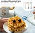 6Pcs Coffee Spoon Glass Tasting Spoon Set, Teaspoon Stirring Spoon for Tea, Dessert, Cocktail