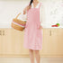 Cotton Linen Pinafore Apron Dress for Women - Cute Art Chef Apron for Baking and Gardening