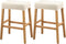YISUN Stool Covers Rectangle - 2 Pack Stretch Waterproof Saddle Seat Cover