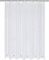 Mrs Awesome Long Shower Curtain Liner, 72 x 78 inch, Heavy Duty PEVA Plastic, Waterproof, Clear with 6 Magnets