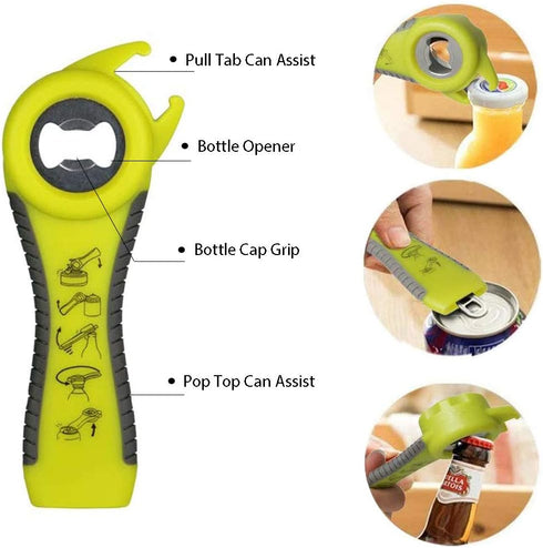 Easy-Twist Jar Opener: Maxracy Effortless Lid Opening for Weak Hands & Arthritis, Versatile Bottle Opener