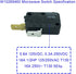 LONYE SZM-V16-FC-63 Microwave Door Switch Replacement for Whirlpool, Maytag, Amana, Pack of 2, PS2361113