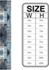 Dusty Blue Table Runner, 72 Inches Long, Grey Abstract Art for Farmhouse Kitchen Dining Table Decor