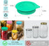 Sophico Silicone Fermenting Lids - Waterless Airlock Mason Jar Lid Caps for Pickles, Kimchi, 4 Pack, Wide Mouth