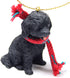 Conversation Concepts Cockapoo Tiny Miniature Christmas Ornament - Delightful! (Black)