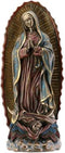SUMMIT COLLECTION Our Lady of Guadalupe Virgin Mary Resin Statue, Bronze Color