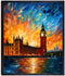 Bestbuddy Pet 11X14 Unframed Starry Night Van Gogh Inspired Art Print Poster, London Landmark Decor