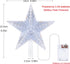Warm White Light Christmas Tree Topper Star, 8.7 Inch Decor for General Size Xmas Tree Holiday
