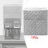 Espresso Machine Quilted Protective Cover, Washable Dust Cover for Kitchen Appliances, Grey Coffee Machine Cover