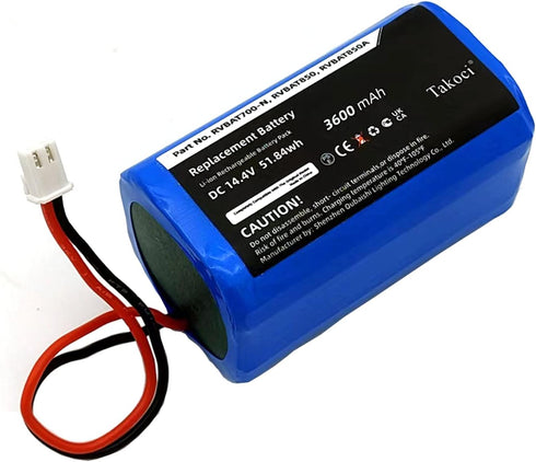 Replacement Shark RVBAT850 Battery for Shark Ion RV1001AE, R75, R85, S87, RV751 & More (2 Prong Plug)