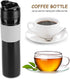 Dioche 350ml Portable Tea Coffee Maker, Drinking Water Cup Mug for Travelling, Black