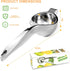 Premium Lemon Squeezer, Large Heavy Duty Handheld Juicer for Lemon, Stainless Steel Manual Citrus Press