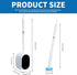32 32pcs SOPAMI Disposable Toilet Cleaning System - Toilet Wand Kit with High-Performance Refills, Wall Mounted Toilet