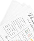 Mommy 30 Printed Party Baby Predictions & Advice Cards for New Parents Baby Shower Game, Wishes for & Daddy, Gender